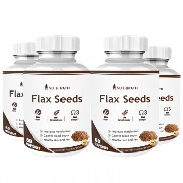 Nutripath Flax Seed Extract- 4 Bottle 